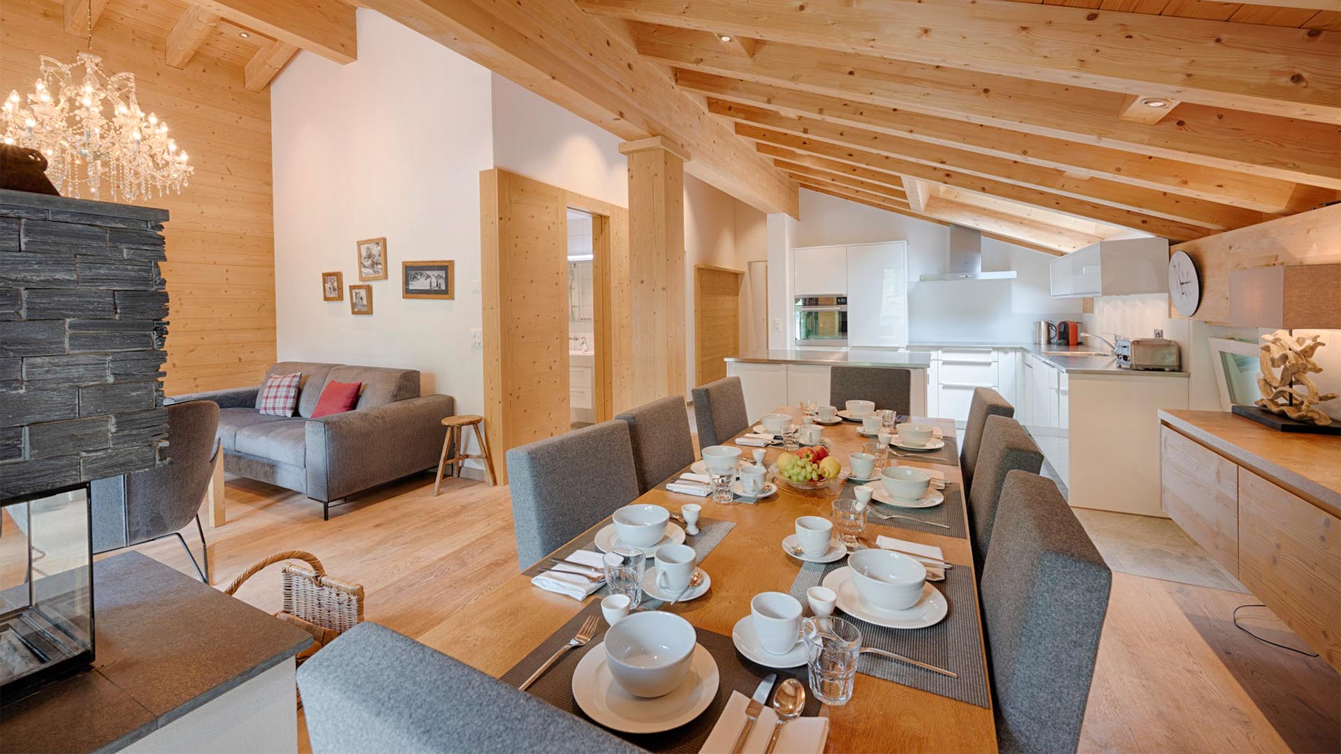 Luksuzni apartma z osupljivim razgledom in dostopom do smučišča, Valais 1396