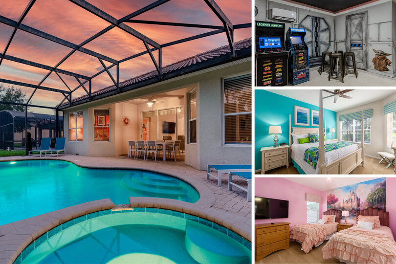 Orlando Oasis: Vila s 5 posteljami, 6504, Kissimmee, United States