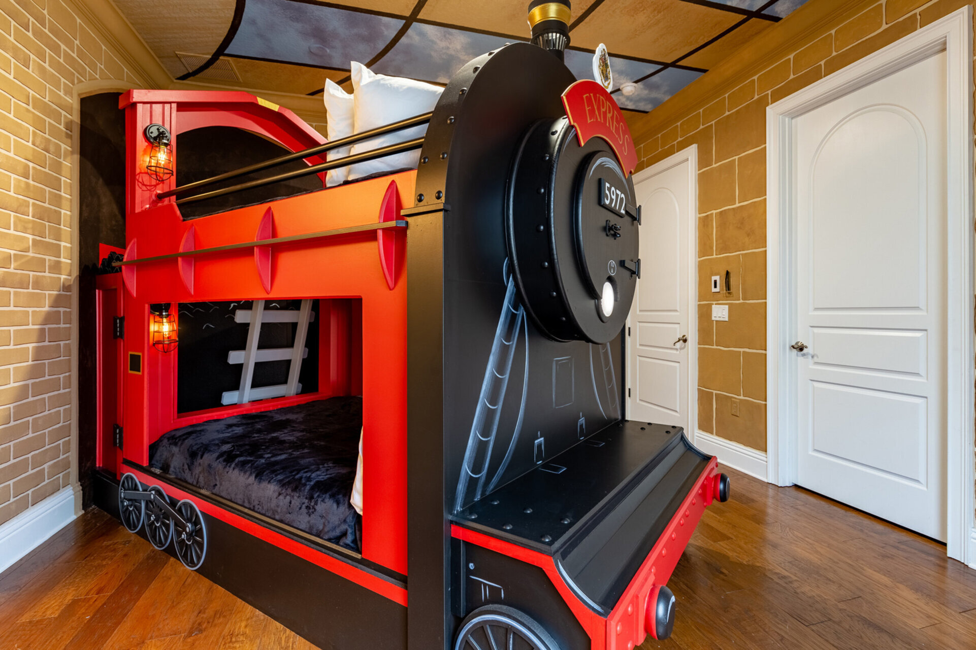 Bunk bed with full-size beds