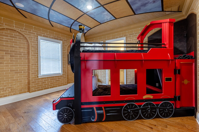 Adventure awaits in the custom kids bedroom