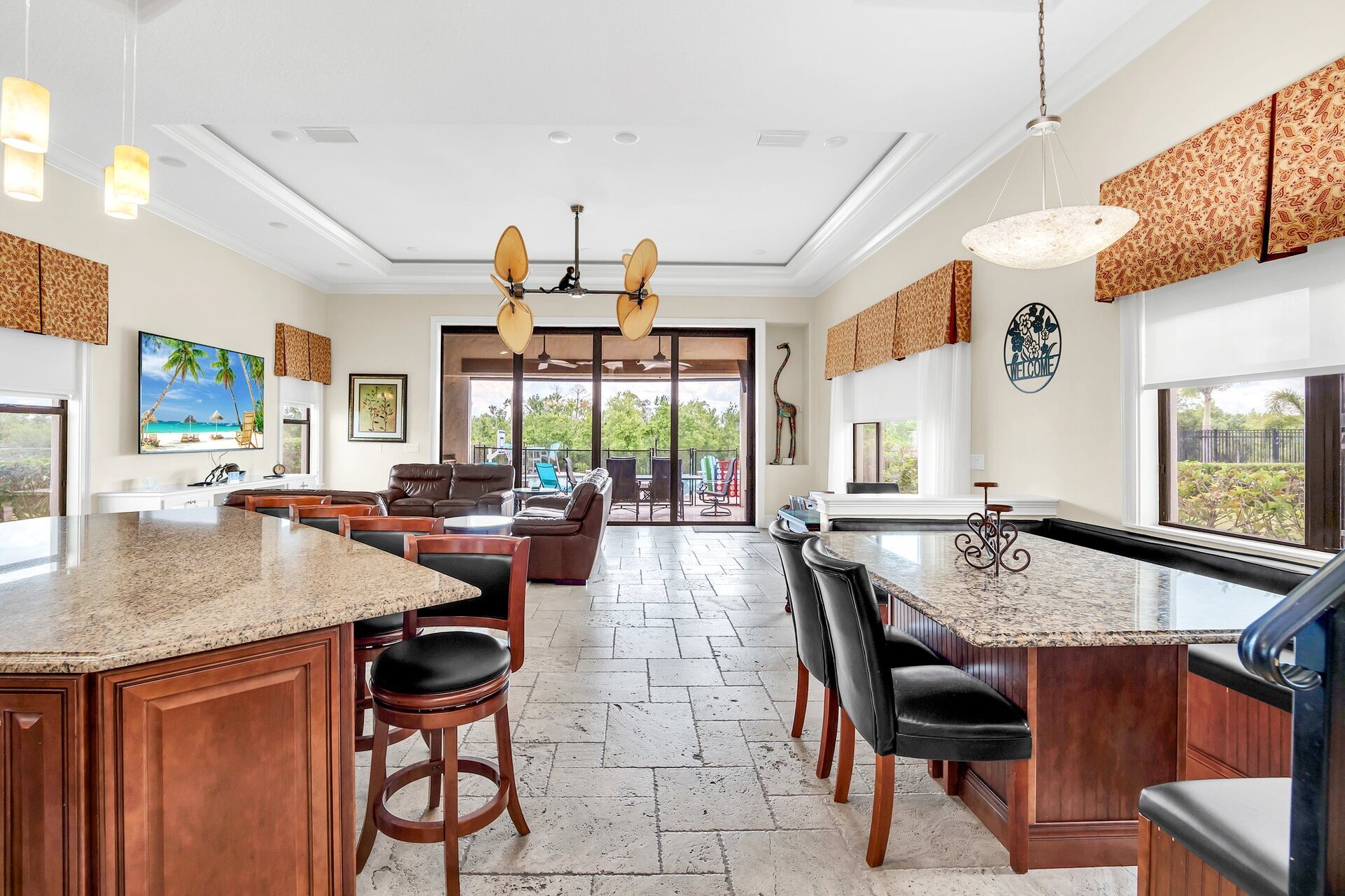 An open concept living area where your family can enjoy hanging out