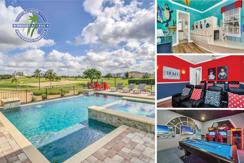 Orlando Oasis: Vila s 7 spalnicami, 6514, Kissimmee, United States