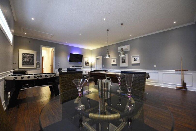 The whole family will love hanging out in the games room
