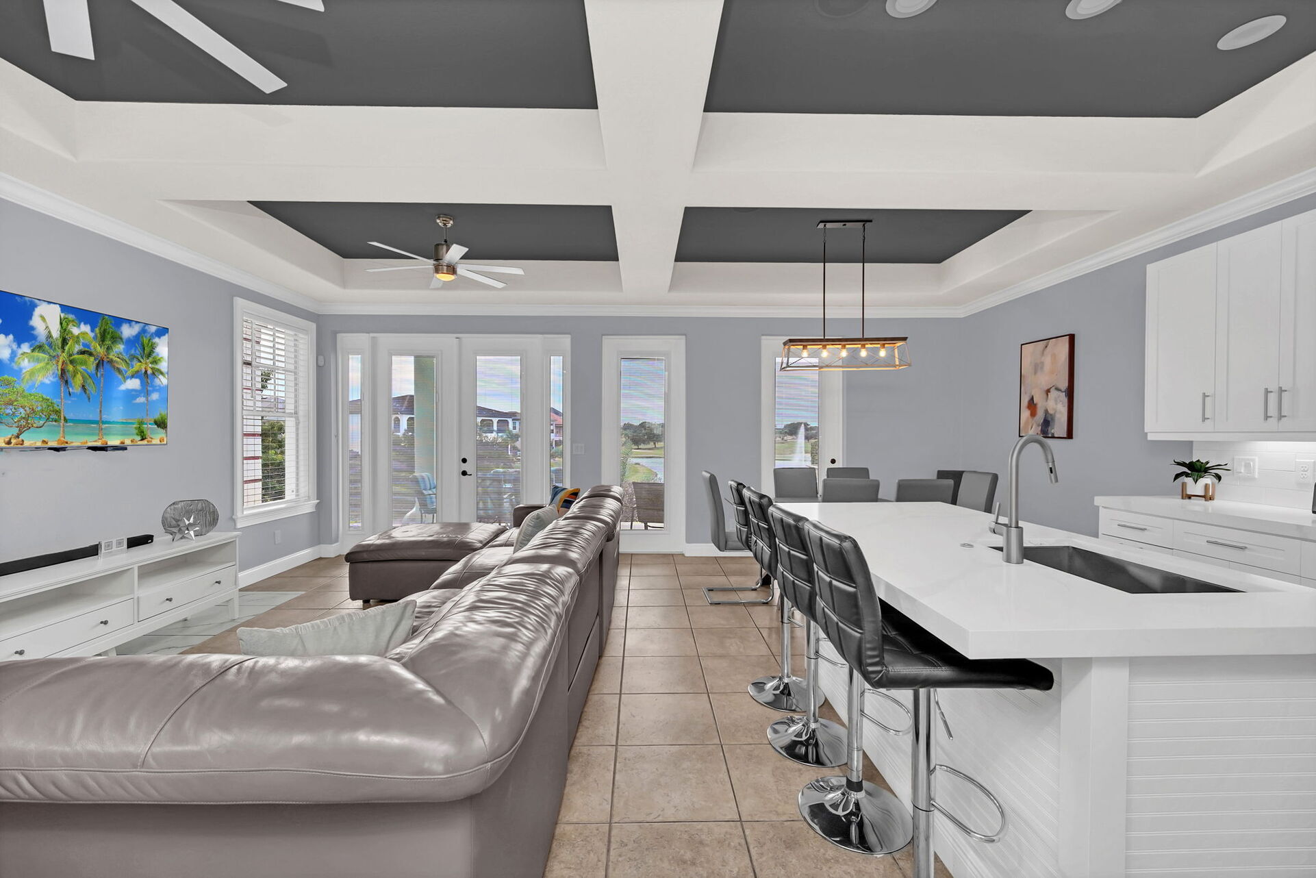 This area is perfect for the whole family to hang out and make magical vacation memories