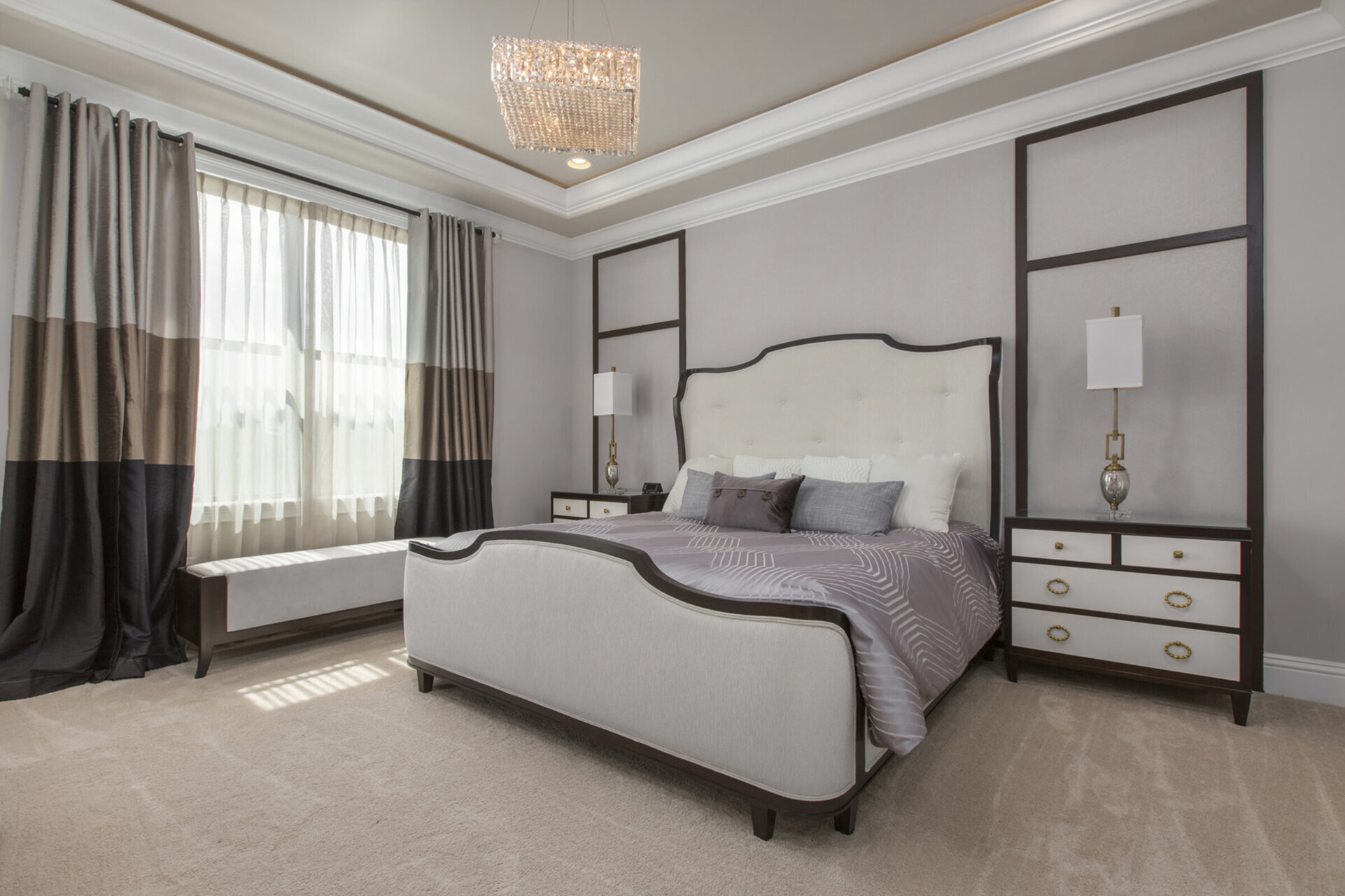 The London Suite with king bed is waiting in this second floor suite