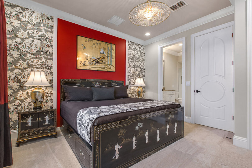 The Beijing Suite located on the second floor is perfectly decorated and has a king bed