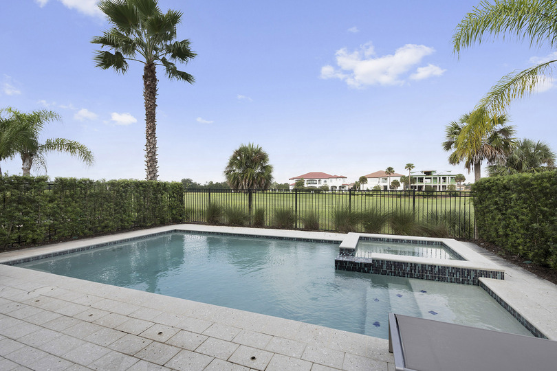 Soak up the sun in the west facing private pool