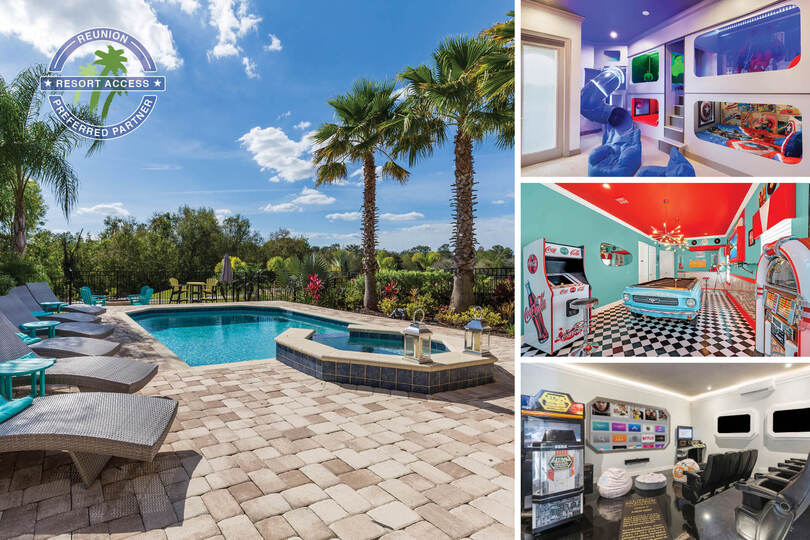 Orlando Oasis: Vila s 5 spalnicami, 6537, Kissimmee, United States