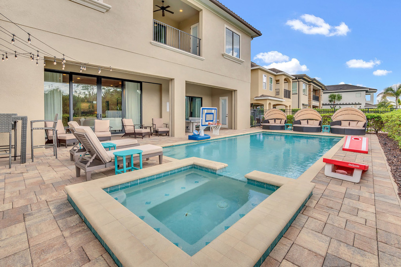 Čarobna vila z 9 posteljami v Orlandu, 6540, Kissimmee, United States