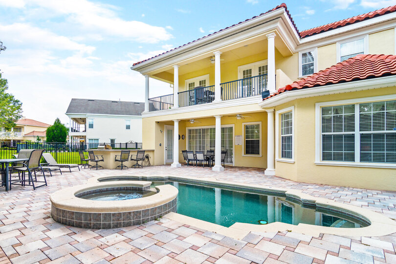 Relax by the pool and enjoy the beautiful views
