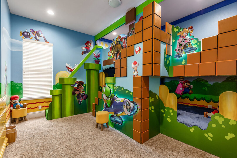 Be transported to another world in this kids bedroom