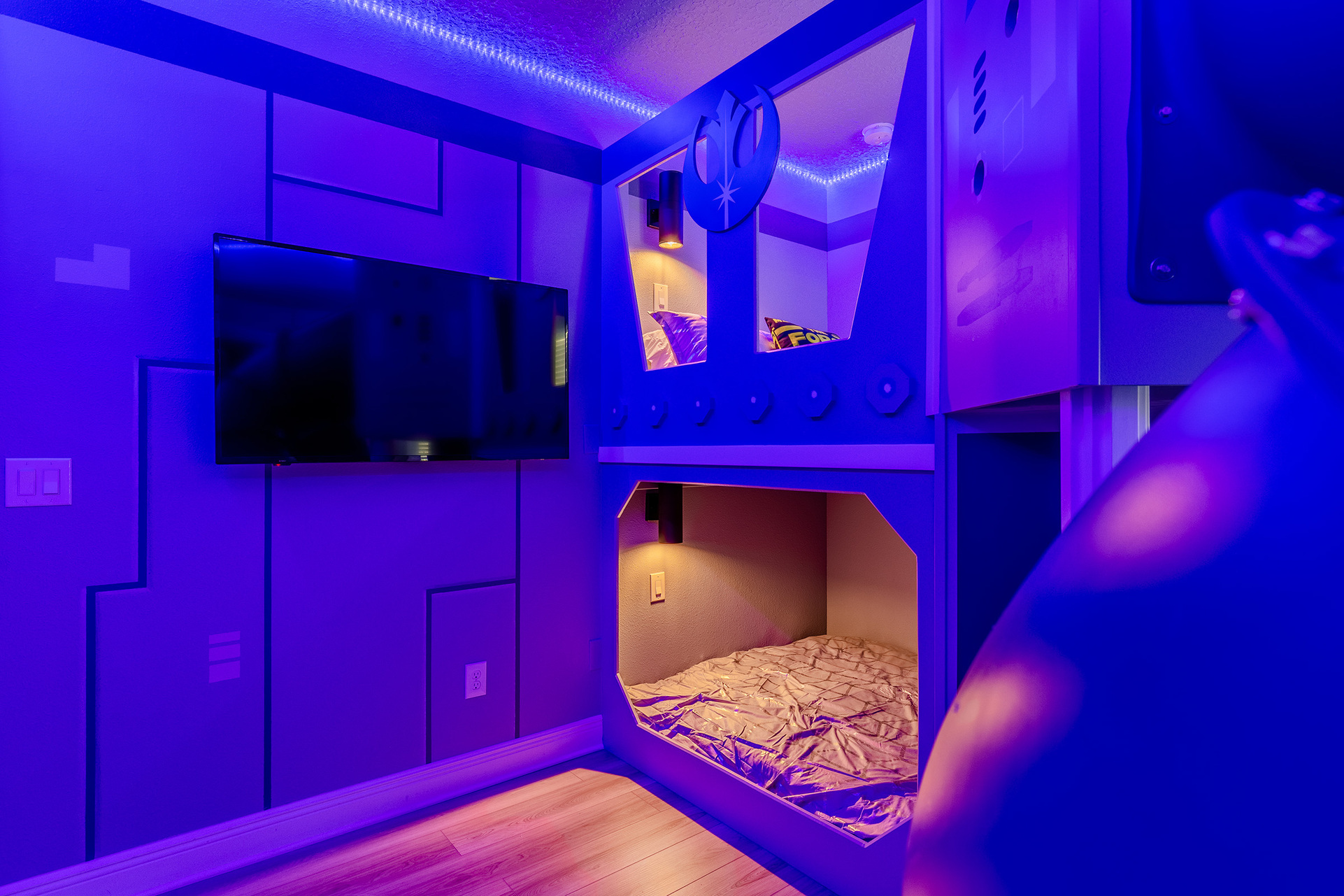 Second full bunk bedroom