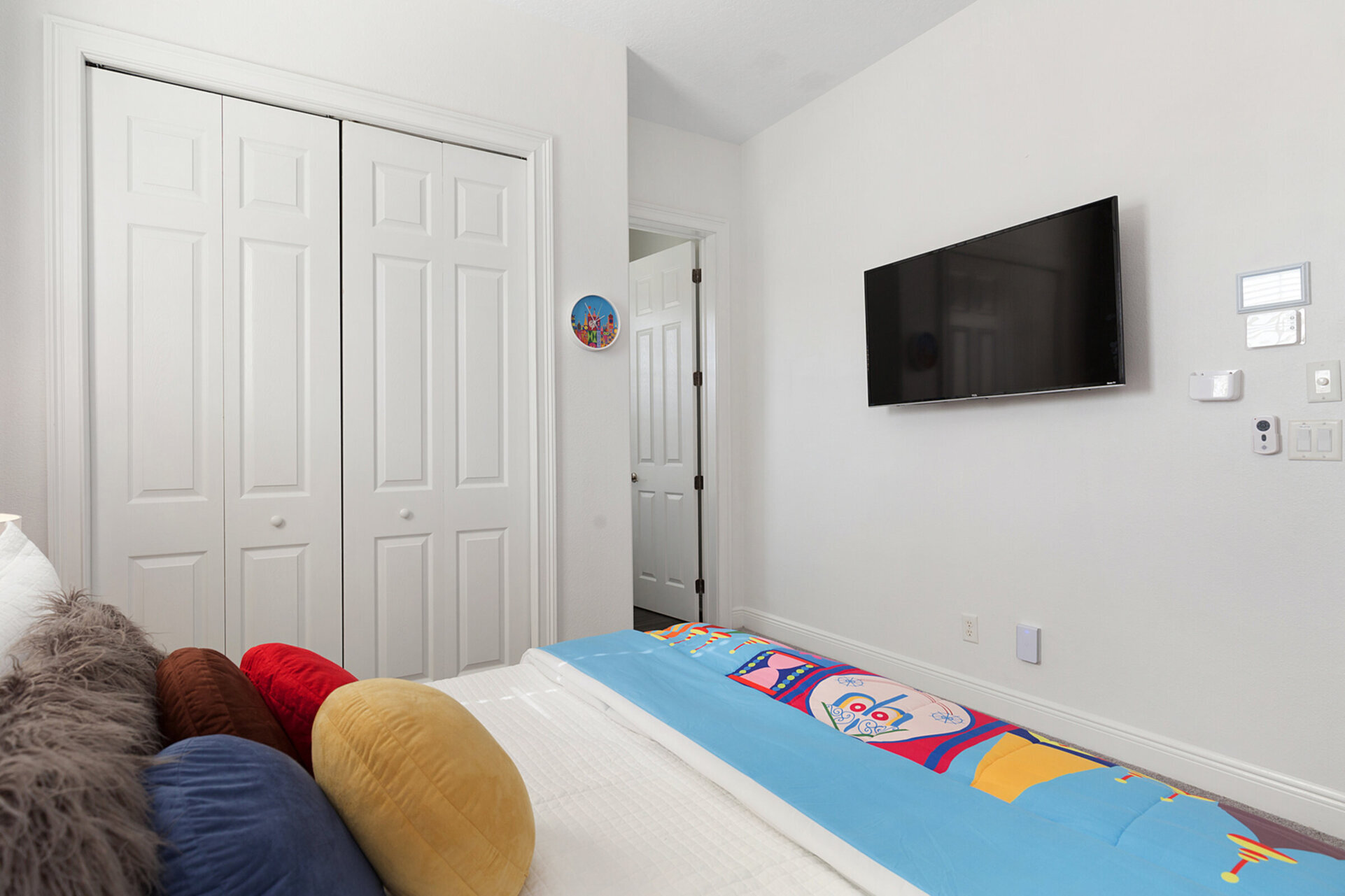 Complete with a SMART TV so you can fall asleep watching your favorite movie