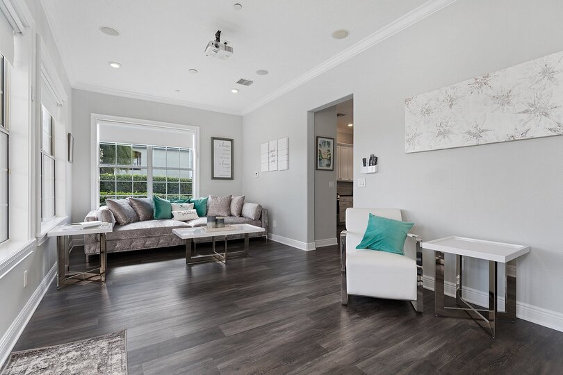 Settle in on the extra-large couch seating