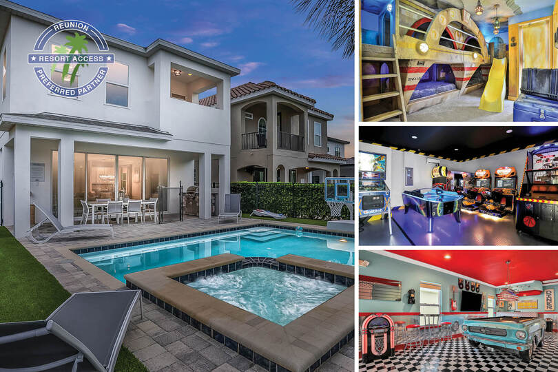 Vila Serene s 5 spalnicami v Orlandu, 6593, Kissimmee, United States