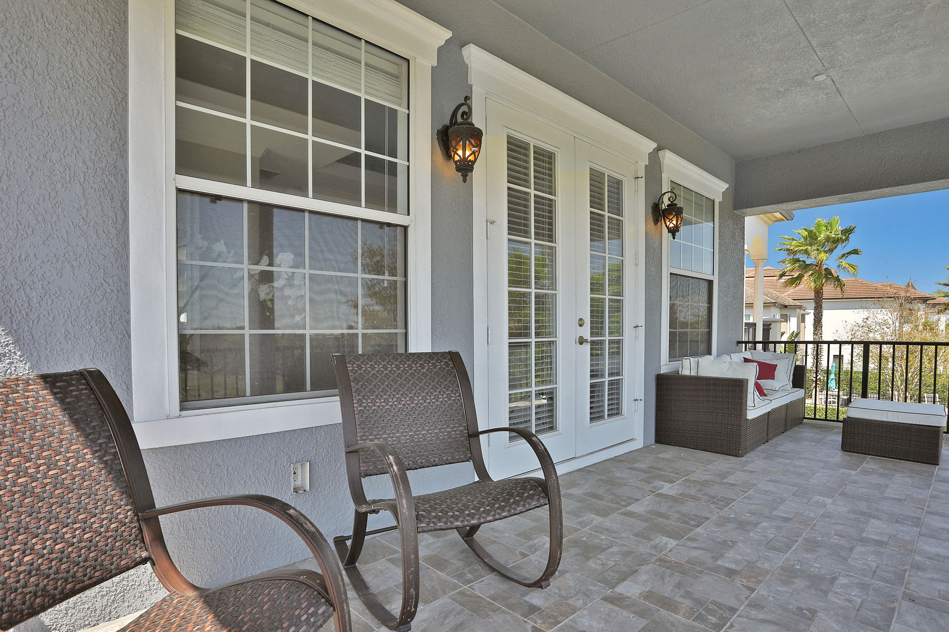 Enjoy a cup of coffee in the morning on your private balcony.