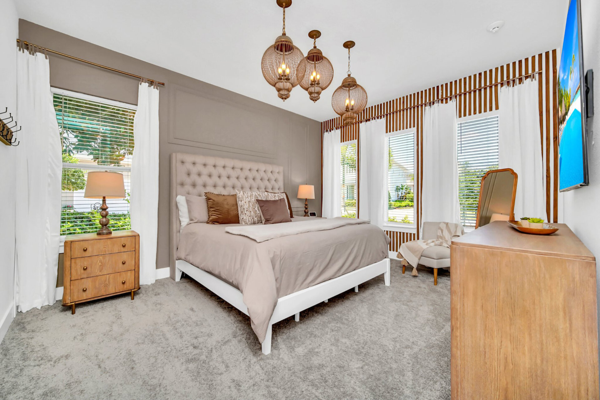 King suite on the first floor