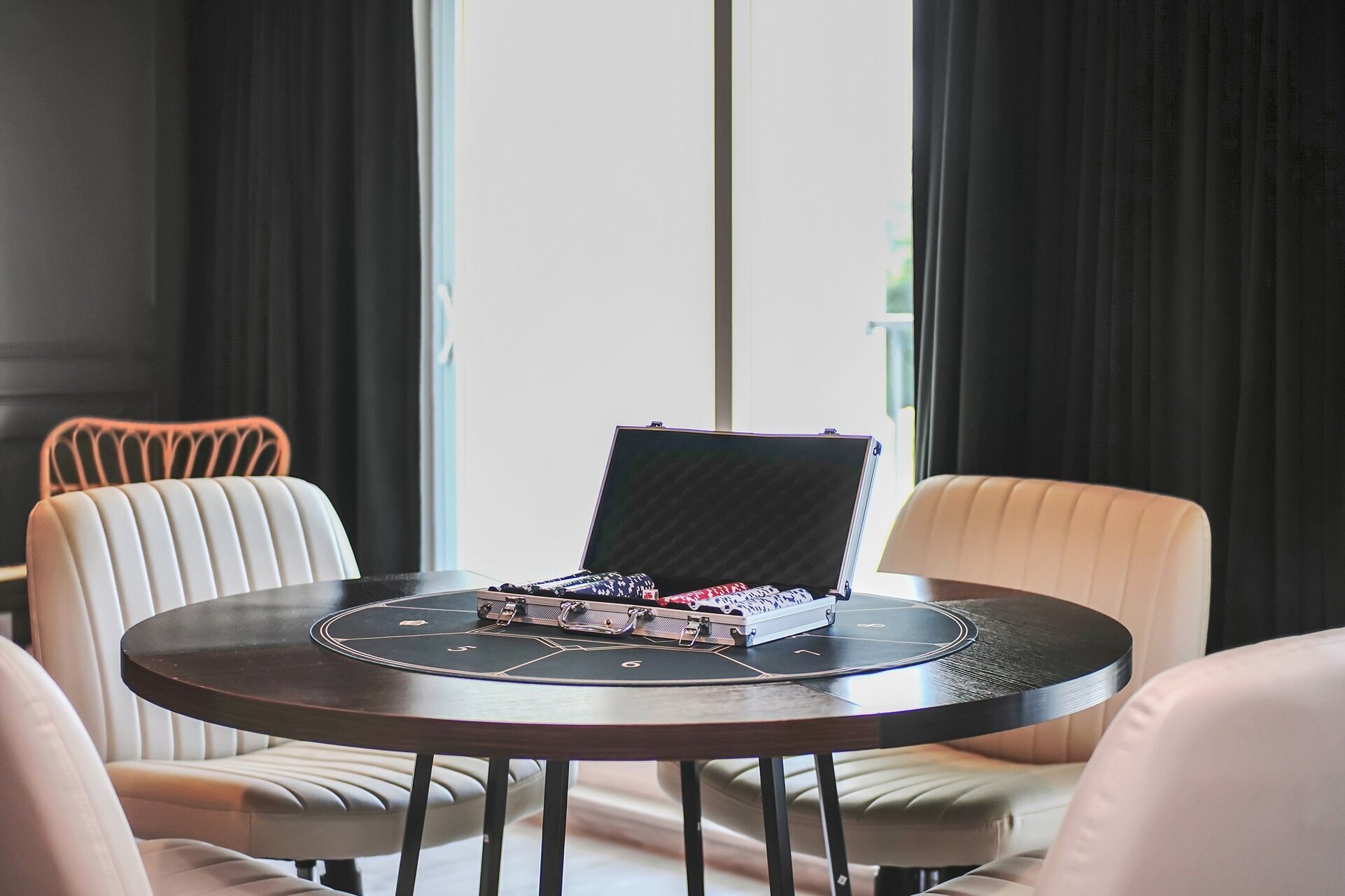 For a different kind of excitement, gather around the table for a round of poker