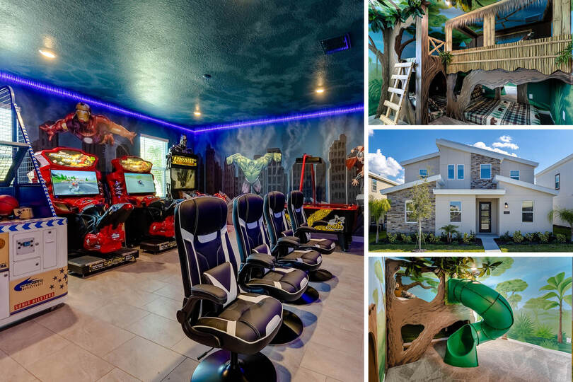 Orlando Oasis: 7 spalnic, 6660, Davenport, United States
