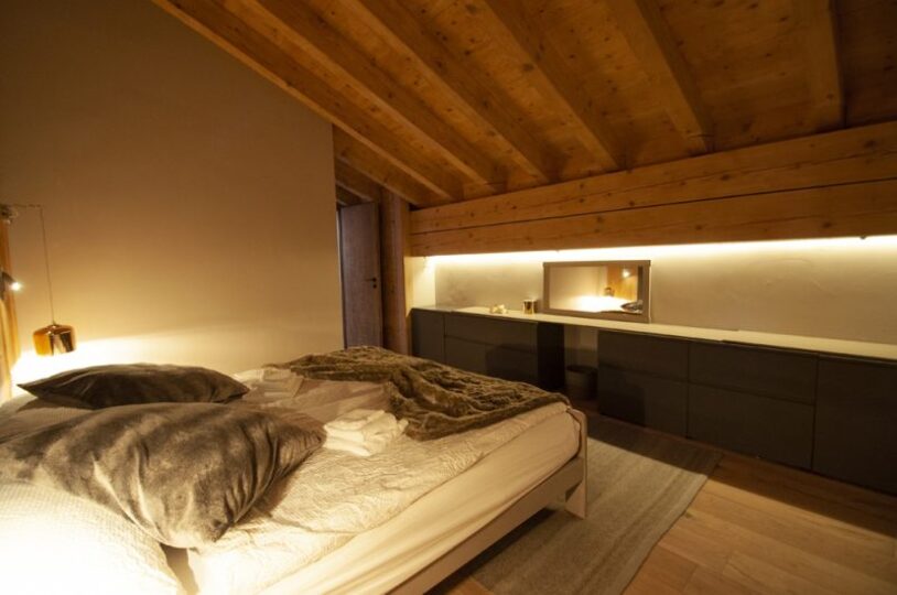 Alpska eleganca z razgledom na Matterhorn, Valais Chalet 1022
