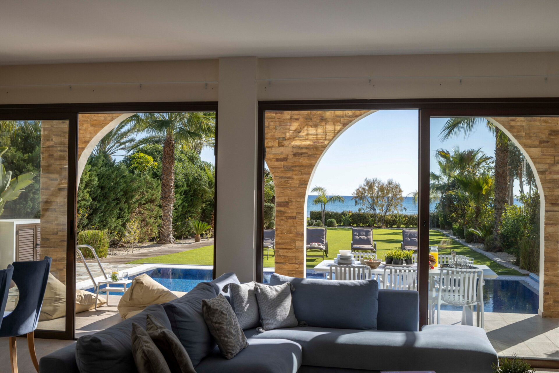 5 Star Villa Ayia Napa Ionion Seafront - Luxury Beachfront Escape