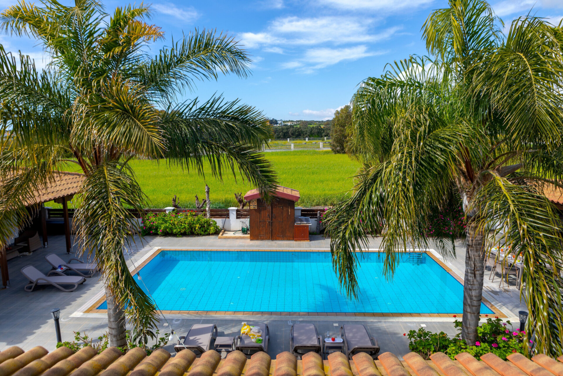 5 Star Villa Cape Greco Palm Oasis - Private Garden Retreat