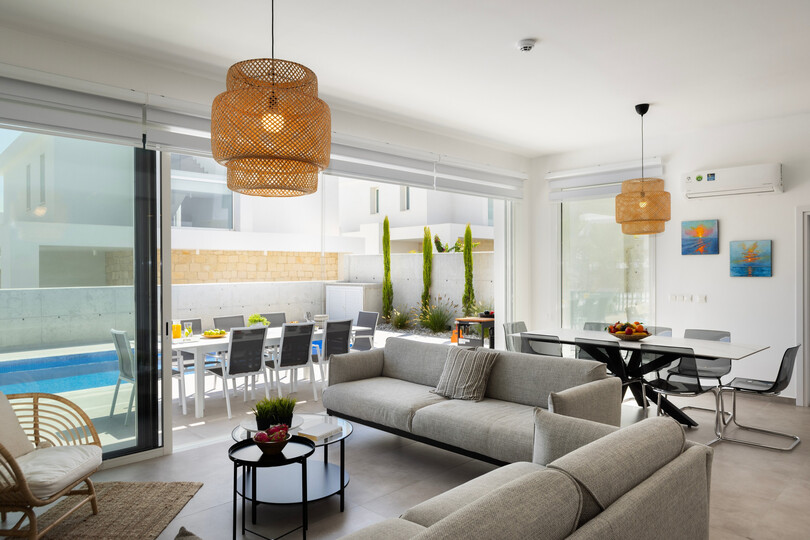 5 Star Villa Protaras Bay View Villa - Panoramic Sea View Retreat.