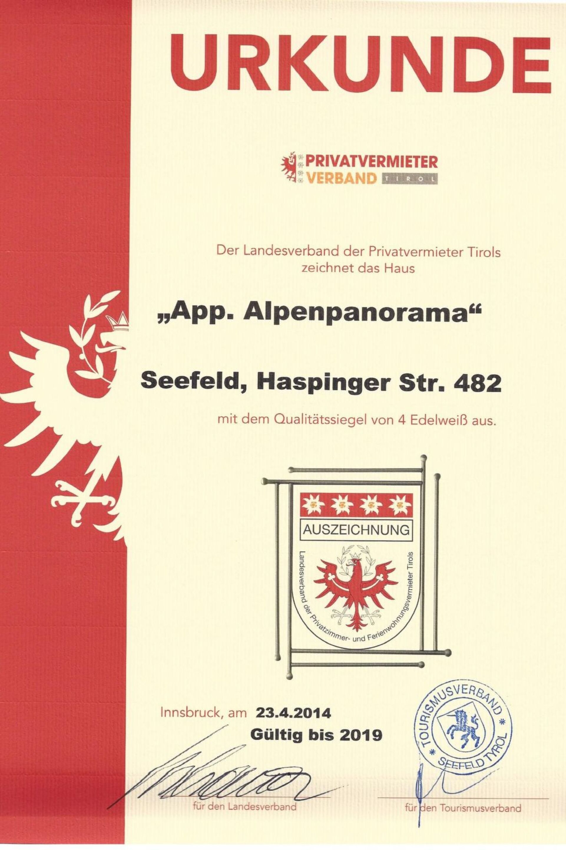 Apartma z 1 spalnico v Innsbruck-Landu, 4 osebe, 1328