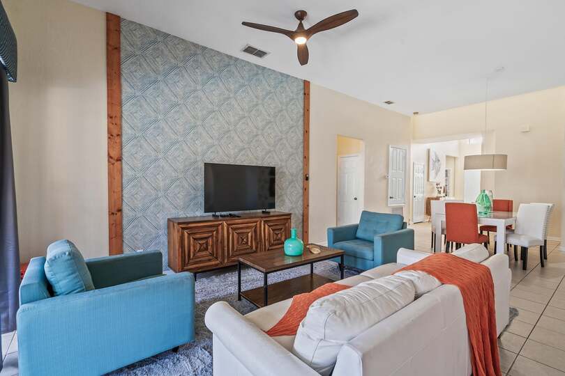 Living Room 55" Smart TV