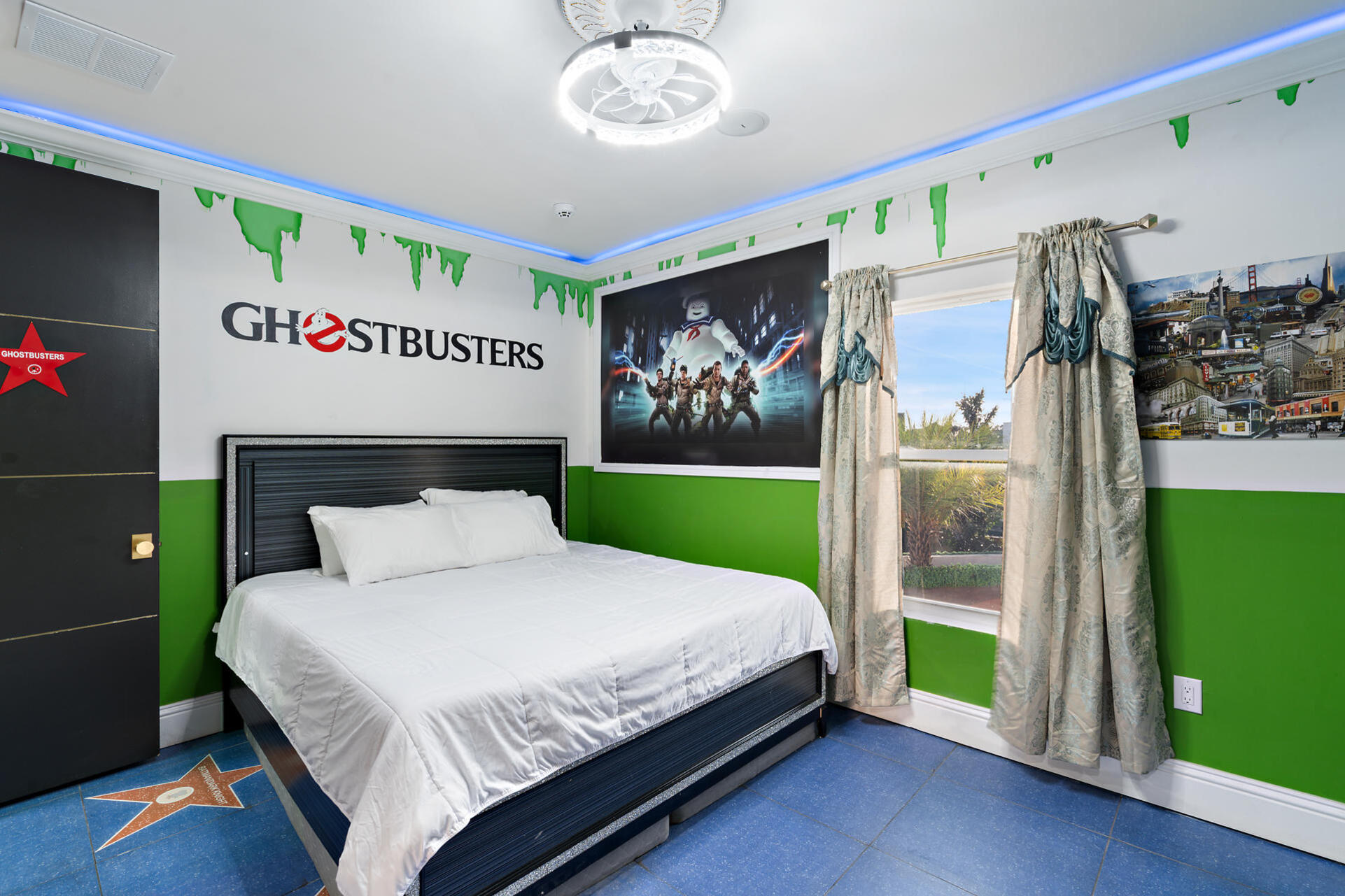 Ghostbusters King Suite Bedroom 16 Upstairs