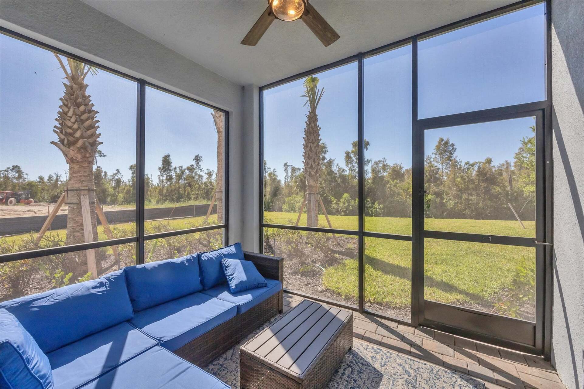 Patio overlooking nature preserve