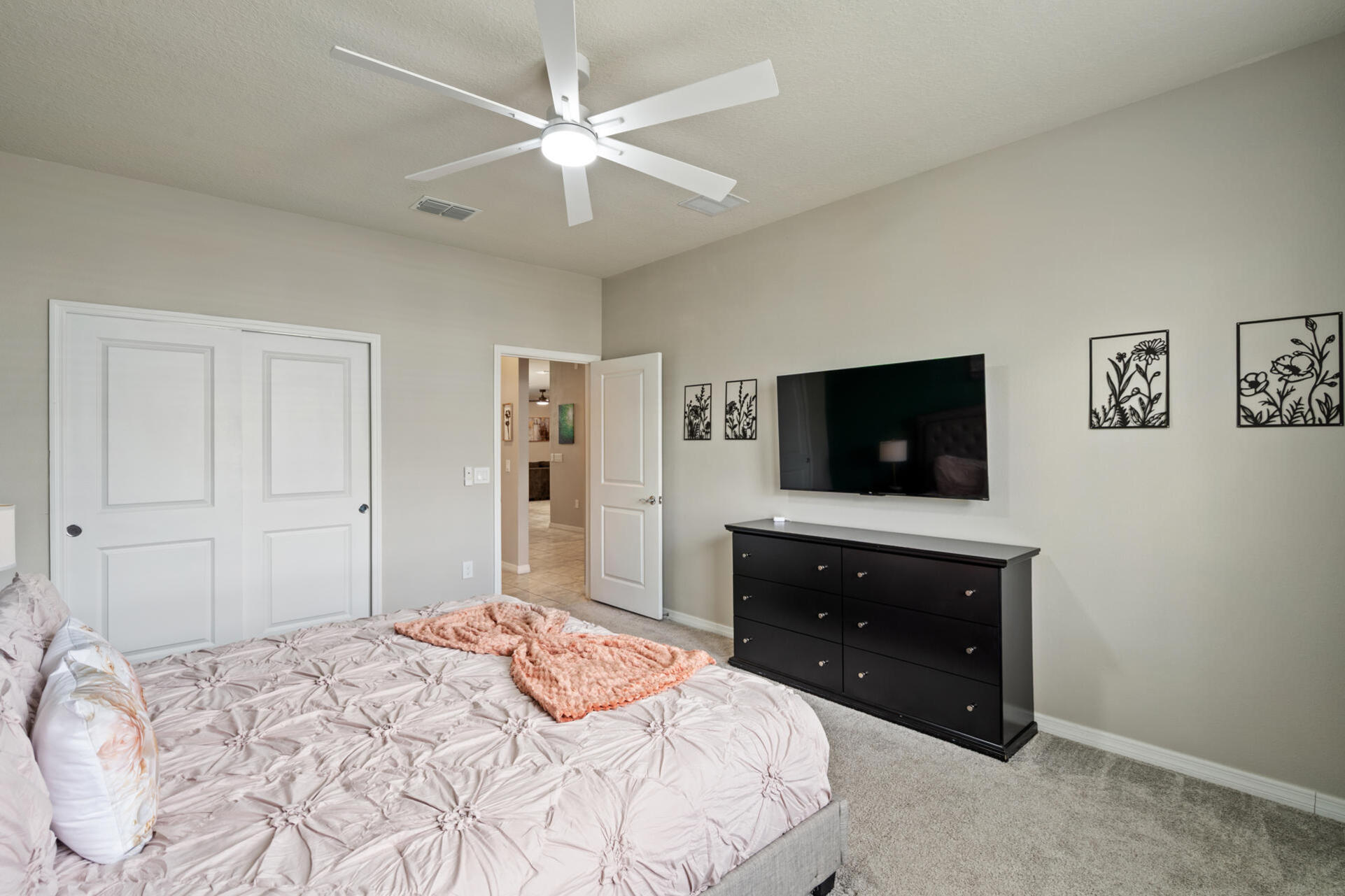King Bedroom 3 Downstairs 55" Roku TV