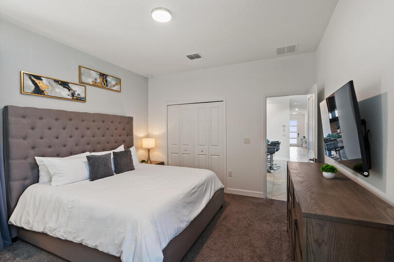 Master King Bedroom 1 Downstairs 50" Smart TV
